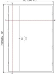 Porte double type ARBEL Acier Galva